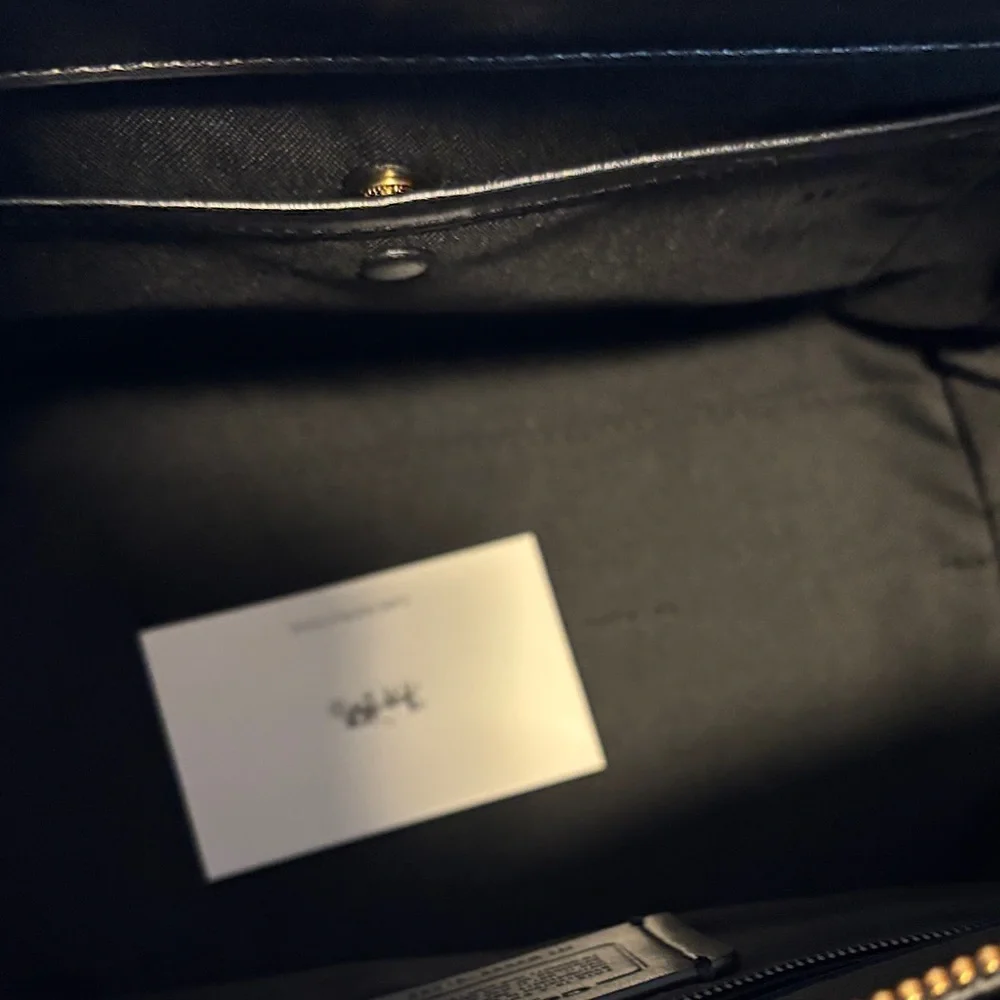 Coach Black Leather Shoulder Bag - Picture 7 of 11